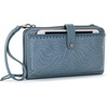 image:imageThe Sak Iris Smartphone Crossbody Purse  Small Womens Cellphone Bag amp Wallet For Everyday Convertible Wristlet With ZipperMaritime Emboss  Leather