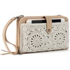 image:imageThe Sak Iris Smartphone Crossbody Purse  Small Womens Cellphone Bag amp Wallet For Everyday Convertible Wristlet With ZipperNatural Medallion  Crochet