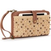 image:imageThe Sak Iris Smartphone Crossbody in Crochet Adjustable Crossbody Strap Bamboo Neutral Beads