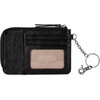image:imageThe Sak Iris Wallet in Leather Elevated Card Holder with Keychain Black Leaf Embossed IIBlack Leaf Emboss