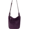 image:imageThe Sak Los Feliz Crossbody Purse  Womens Leather Handbag For Everyday amp Travel  Cross Body With Adjustable Shoulder StrapAubergine Suede