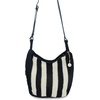 image:imageThe Sak Los Feliz Crossbody Purse  Womens Leather Handbag For Everyday amp Travel  Cross Body With Adjustable Shoulder StrapBlack Stripe
