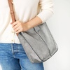 image:imageThe Sak Los Feliz Crossbody Purse  Womens Leather Handbag For Everyday amp Travel  Cross Body With Adjustable Shoulder StrapDark Silver