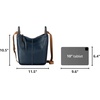 image:imageThe Sak Los Feliz Crossbody Purse  Womens Leather Handbag For Everyday amp Travel  Cross Body With Adjustable Shoulder StrapIndigo New