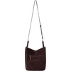 image:imageThe Sak Los Feliz Crossbody Purse  Womens Leather Handbag For Everyday amp Travel  Cross Body With Adjustable Shoulder StrapMahogany Suede