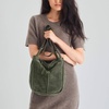 image:imageThe Sak Los Feliz Crossbody Purse  Womens Leather Handbag For Everyday amp Travel  Cross Body With Adjustable Shoulder StrapMoss Suede
