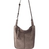 image:imageThe Sak Los Feliz Crossbody Purse  Womens Leather Handbag For Everyday amp Travel  Cross Body With Adjustable Shoulder StrapMushroom Suede