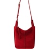 image:imageThe Sak Los Feliz Crossbody Purse  Womens Leather Handbag For Everyday amp Travel  Cross Body With Adjustable Shoulder StrapScarlet Suede