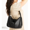 image:imageThe Sak Los Feliz Hobo Purse  Premium Large Leather Womens Handbag for Everyday amp Travel  Durable Purse With Zipper PocketBlack
