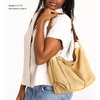 image:imageThe Sak Los Feliz Hobo Purse  Premium Large Leather Womens Handbag for Everyday amp Travel  Durable Purse With Zipper PocketButtercup