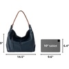 image:imageThe Sak Los Feliz Hobo Purse  Premium Large Leather Womens Handbag for Everyday amp Travel  Durable Purse With Zipper PocketIndigo