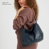 image:imageThe Sak Los Feliz Hobo Purse  Premium Large Leather Womens Handbag for Everyday amp Travel  Durable Purse With Zipper PocketIndigo