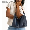 image:imageThe Sak Los Feliz Hobo Purse  Premium Large Leather Womens Handbag for Everyday amp Travel  Durable Purse With Zipper PocketIndigo