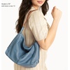 image:imageThe Sak Los Feliz Hobo Purse  Premium Large Leather Womens Handbag for Everyday amp Travel  Durable Purse With Zipper PocketMaritime