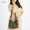 image:imageThe Sak Los Feliz Hobo Purse  Premium Large Leather Womens Handbag for Everyday amp Travel  Durable Purse With Zipper PocketMoss Suede