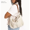 image:imageThe Sak Los Feliz Hobo Purse  Premium Large Leather Womens Handbag for Everyday amp Travel  Durable Purse With Zipper PocketStone