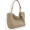 image:imageThe Sak Los Feliz Large Tote Bag  Womens Purse For Everyday Travel Beach Bag  Roomy Handbag With Shoulder Bag StrapBamboo Static