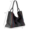 image:imageThe Sak Los Feliz Large Tote Bag  Womens Purse For Everyday Travel Beach Bag  Roomy Handbag With Shoulder Bag StrapBlack Multi Seminyak