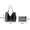 image:imageThe Sak Los Feliz Large Tote Bag  Womens Purse For Everyday Travel Beach Bag  Roomy Handbag With Shoulder Bag StrapBlack Multi Seminyak