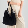 image:imageThe Sak Los Feliz Large Tote Bag  Womens Purse For Everyday Travel Beach Bag  Roomy Handbag With Shoulder Bag StrapBlack Suede Blanket Stitch