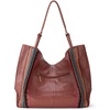 image:imageThe Sak Los Feliz Large Tote Bag  Womens Purse For Everyday Travel Beach Bag  Roomy Handbag With Shoulder Bag StrapCinnamon Multi Seminyak