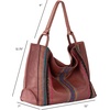 image:imageThe Sak Los Feliz Large Tote Bag  Womens Purse For Everyday Travel Beach Bag  Roomy Handbag With Shoulder Bag StrapCinnamon Multi Seminyak