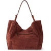 image:imageThe Sak Los Feliz Large Tote Bag  Womens Purse For Everyday Travel Beach Bag  Roomy Handbag With Shoulder Bag StrapCinnamon Suede
