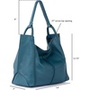 image:imageThe Sak Los Feliz Large Tote Bag  Womens Purse For Everyday Travel Beach Bag  Roomy Handbag With Shoulder Bag StrapDeep Teal