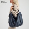 image:imageThe Sak Los Feliz Large Tote Bag  Womens Purse For Everyday Travel Beach Bag  Roomy Handbag With Shoulder Bag StrapIndigo