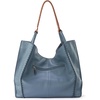 image:imageThe Sak Los Feliz Large Tote Bag  Womens Purse For Everyday Travel Beach Bag  Roomy Handbag With Shoulder Bag StrapMaritime Pebble