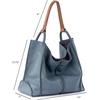 image:imageThe Sak Los Feliz Large Tote Bag  Womens Purse For Everyday Travel Beach Bag  Roomy Handbag With Shoulder Bag StrapMaritime Pebble