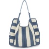 image:imageThe Sak Los Feliz Large Tote Bag  Womens Purse For Everyday Travel Beach Bag  Roomy Handbag With Shoulder Bag StrapMaritime Stripe