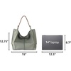 image:imageThe Sak Los Feliz Large Tote Bag  Womens Purse For Everyday Travel Beach Bag  Roomy Handbag With Shoulder Bag StrapMeadow