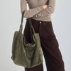 image:imageThe Sak Los Feliz Large Tote Bag  Womens Purse For Everyday Travel Beach Bag  Roomy Handbag With Shoulder Bag StrapMoss Suede