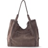 image:imageThe Sak Los Feliz Large Tote Bag  Womens Purse For Everyday Travel Beach Bag  Roomy Handbag With Shoulder Bag StrapMushroom Suede Patch