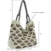 image:imageThe Sak Los Feliz Large Tote Bag  Womens Purse For Everyday Travel Beach Bag  Roomy Handbag With Shoulder Bag StrapNatural Mermaid
