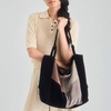 image:imageThe Sak Los Feliz Large Tote Bag  Womens Purse For Everyday Travel Beach Bag  Roomy Handbag With Shoulder Bag StrapNeutral Suede Block