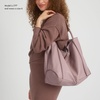 image:imageThe Sak Los Feliz Large Tote Bag  Womens Purse For Everyday Travel Beach Bag  Roomy Handbag With Shoulder Bag StrapRosewood