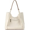 image:imageThe Sak Los Feliz Large Tote Bag  Womens Purse For Everyday Travel Beach Bag  Roomy Handbag With Shoulder Bag StrapStone