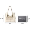 image:imageThe Sak Los Feliz Large Tote Bag  Womens Purse For Everyday Travel Beach Bag  Roomy Handbag With Shoulder Bag StrapStone