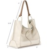 image:imageThe Sak Los Feliz Large Tote Bag  Womens Purse For Everyday Travel Beach Bag  Roomy Handbag With Shoulder Bag StrapStone
