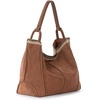 image:imageThe Sak Los Feliz Large Tote Bag  Womens Purse For Everyday Travel Beach Bag  Roomy Handbag With Shoulder Bag StrapTobacco Suede Blanket Stitch