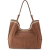 image:imageThe Sak Los Feliz Large Tote Bag  Womens Purse For Everyday Travel Beach Bag  Roomy Handbag With Shoulder Bag StrapTobacco Suede Blanket Stitch