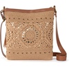 image:imageThe Sak Lucia Crossbody Bag in Crochet Convertible Purse with Adjustable Shoulder StrapBamboo Medallion