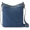image:imageThe Sak Lucia Crossbody Bag in Crochet Convertible Purse with Adjustable Shoulder StrapDenim Tonal Straw