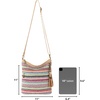 image:imageThe Sak Lucia Crossbody Bag in Crochet Convertible Purse with Adjustable Shoulder StrapEden Stripe