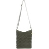 image:imageThe Sak Lucia Crossbody Bag in Crochet Convertible Purse with Adjustable Shoulder StrapMoss Cozy Weave