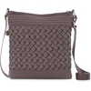 image:imageThe Sak Lucia Crossbody Bag in Crochet Convertible Purse with Adjustable Shoulder StrapMushroom Cozy Weave