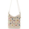 image:imageThe Sak Lucia Crossbody Bag in Crochet Convertible Purse with Adjustable Shoulder StrapNatural Multi Flower