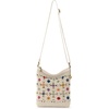 image:imageThe Sak Lucia Crossbody Bag in Crochet Convertible Purse with Adjustable Shoulder StrapNatural Multi Flower